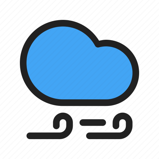 Windy, wind, blow, cloud, weather icon - Download on Iconfinder