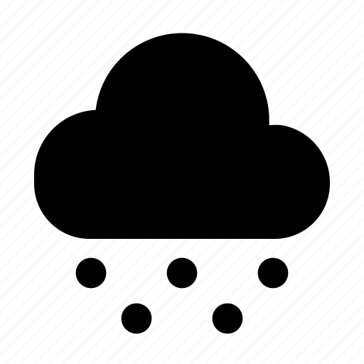 Hail, cloud, winter, cold, weather icon - Download on Iconfinder