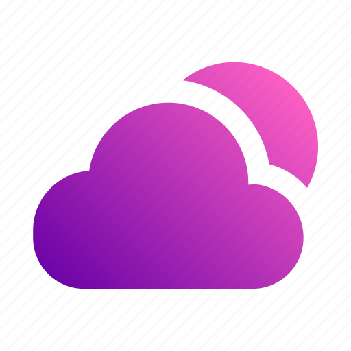 Cloudy, night, bedtime, sleep, moon, weather icon - Download on Iconfinder