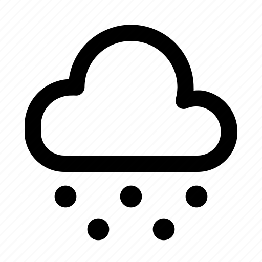 Hail, cloud, winter, cold, weather icon - Download on Iconfinder