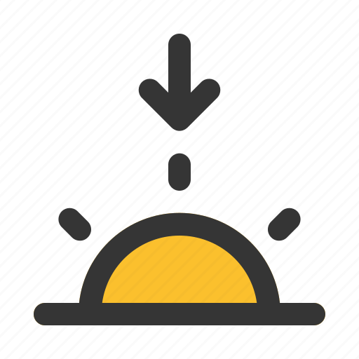 Sunset, afternoon, evening, dusk, weather icon - Download on Iconfinder
