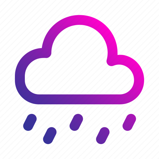 Rainy, rain, cloud, meteorology, weather icon - Download on Iconfinder