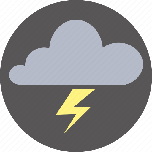 Thunderstorm, weather, cloud, forecast icon - Download on Iconfinder