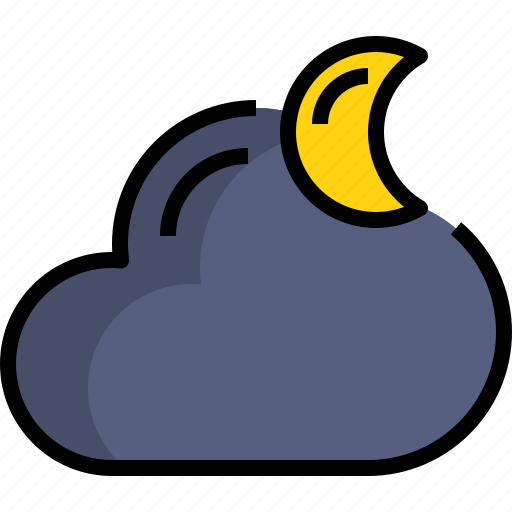 Cloud, night, season, weather icon - Download on Iconfinder