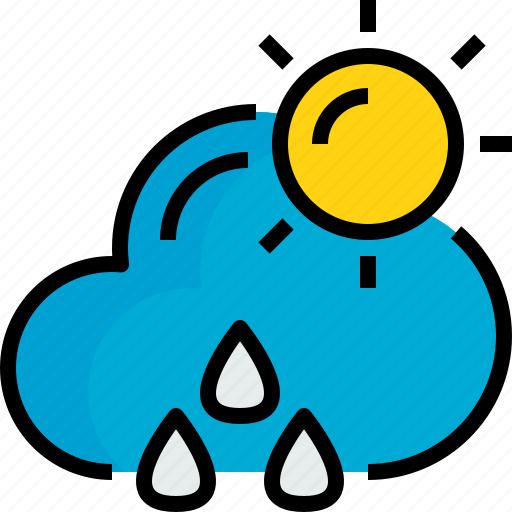 Cloud, rainy, season, sunhine, weather icon - Download on Iconfinder