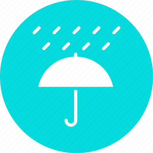 Forecast, rain, rainfall, umbrella, weather icon - Download on Iconfinder