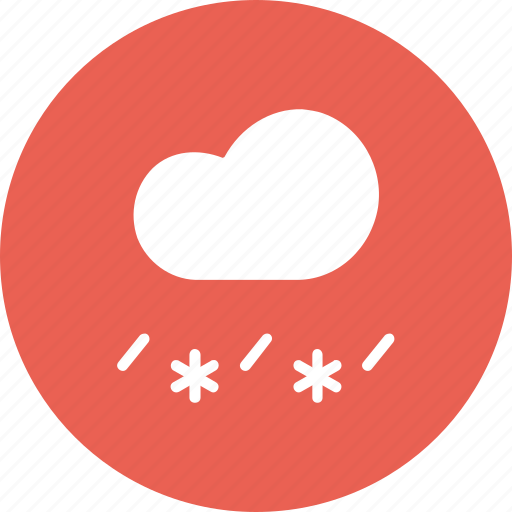 Cloud, forecast, rain, sleet, snow, snowfall, weather icon - Download on Iconfinder