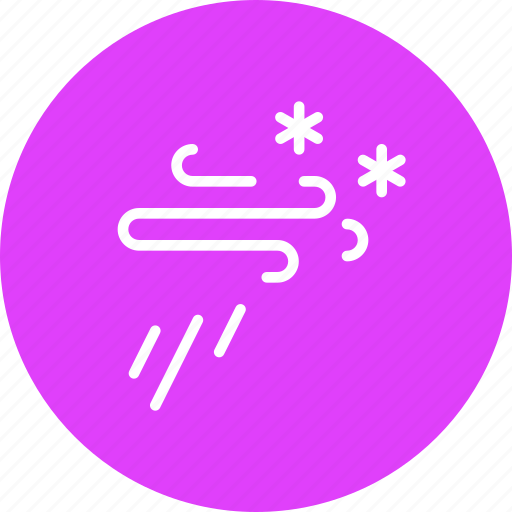 Forecast, snow, snowfall, storm, weather, wind, windy icon - Download on Iconfinder