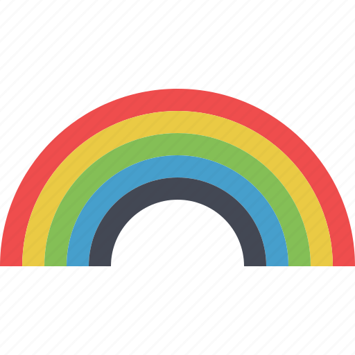 Colorful, playful, rainbow, colored, fantasy, sky rainbow icon - Download on Iconfinder
