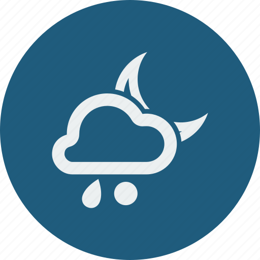 Rainy, snowball, night icon - Download on Iconfinder