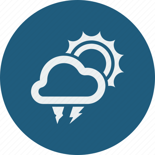 Hailstones, sunny, lightning icon - Download on Iconfinder