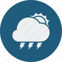 weather, cloud, forecast, cloudy, clouds, sunny, lightning