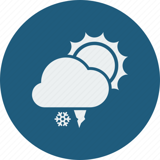 Hailstones, sunny, snowfall icon - Download on Iconfinder