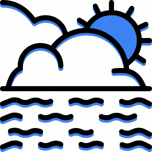 Calm, forecast, sea, weather icon - Download on Iconfinder