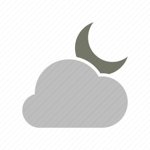 Cloudy, night, weather, forecast, cloud, moon icon - Download on Iconfinder