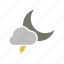 weather, cloud, power, moon, cloudy, forecast, electricity, energy, night, lightning 