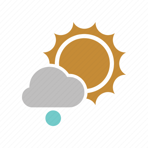 Sun, weather, cloud, cloudy, forecast, snowball, sunny icon - Download on Iconfinder