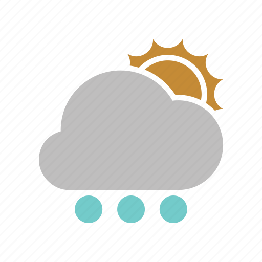 Sun, weather, cloud, forecast, cloudy, snowball, sunny icon - Download on Iconfinder
