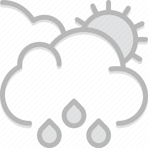 Clouds, forecast, raining, weather icon - Download on Iconfinder