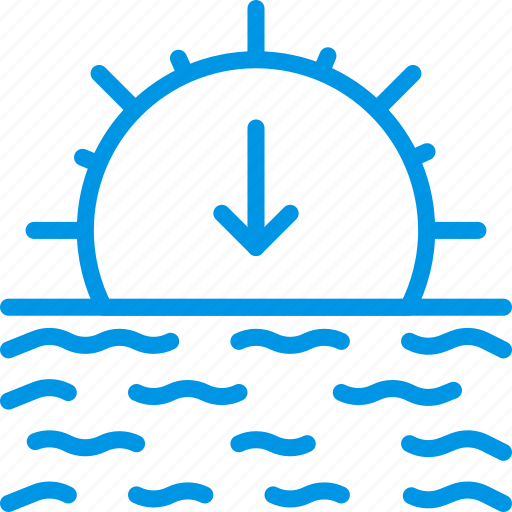 Forecast, sunset, weather icon - Download on Iconfinder