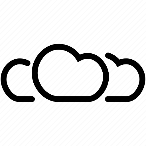 Clouds, weather, creative, dark, dense, grid, line icon - Download on Iconfinder