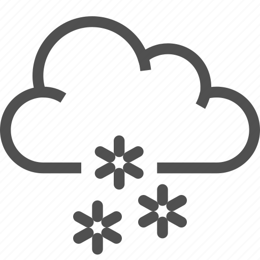 Cloudy, cold, drop, nature, sky, snow, weather icon - Download on Iconfinder