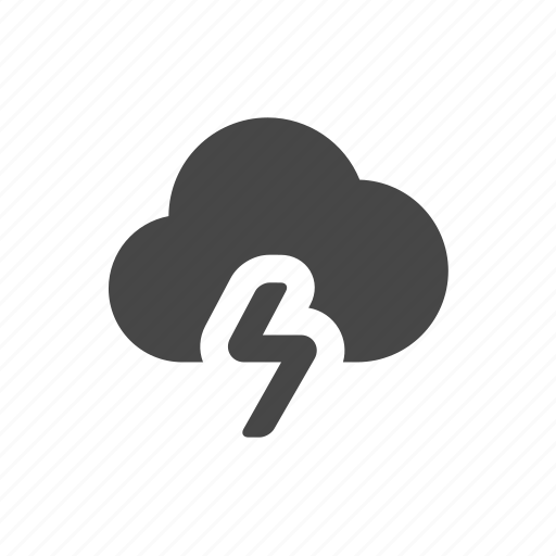 Cloud, thunder, thunderbolt, weather icon - Download on Iconfinder