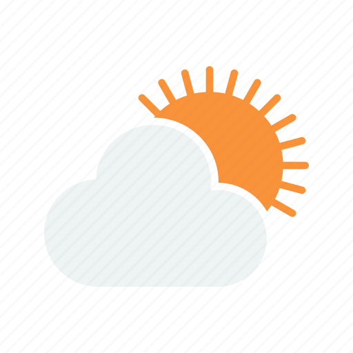 Cloudy, partly, sunny, weather icon - Download on Iconfinder