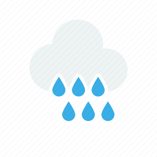 Humid, rain, rainfall, weather icon - Download on Iconfinder