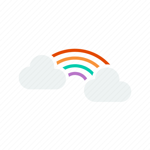 Pleasant, rainbow, weather icon - Download on Iconfinder