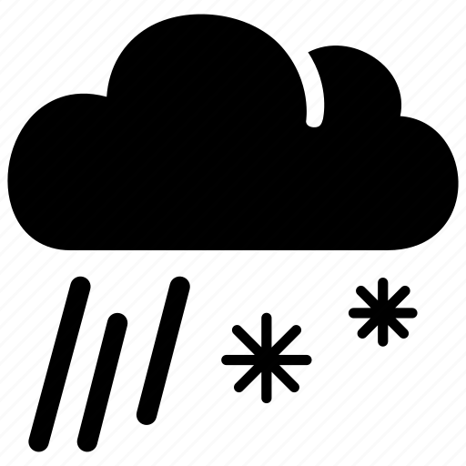 Climate, cloud, hail, prediction, rainy, sleet, snowy icon - Download on Iconfinder