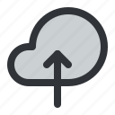 weather, cloud, arrow, storage, upload