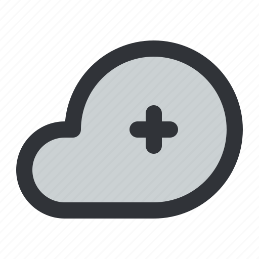 Weather, cloud, add, plus, storage icon - Download on Iconfinder