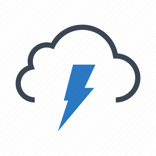 Climate, cloud, flash, server, weather icon - Download on Iconfinder