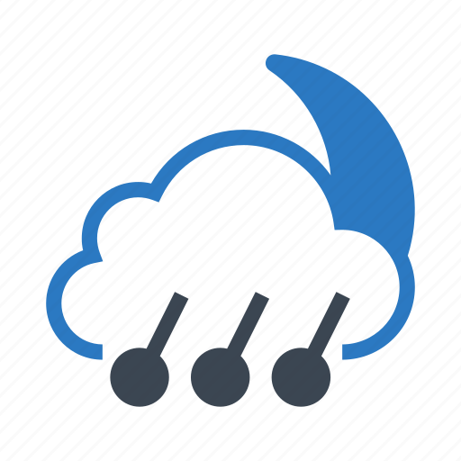 Climate, cloud, moon, night, weahter icon - Download on Iconfinder