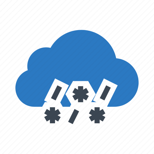 Cloud, raining, snow, weather, winter icon - Download on Iconfinder