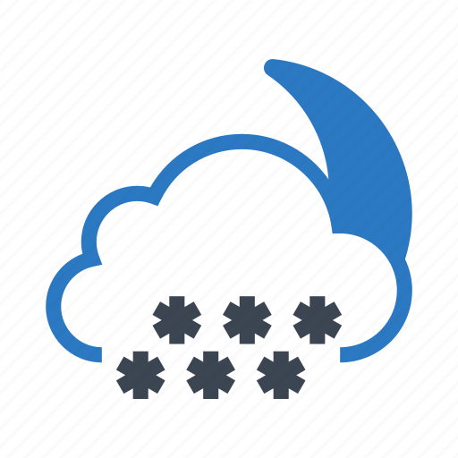 Climate, cloud, snowfalling, snowflake, weather icon - Download on Iconfinder