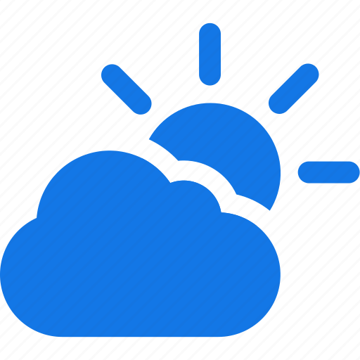 Cloud, forecast, partly, weather, sun icon - Download on Iconfinder