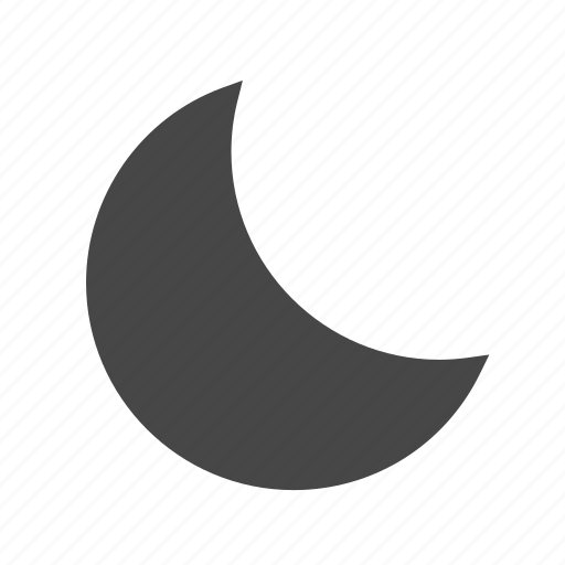 Clear, moon, night, weather icon - Download on Iconfinder
