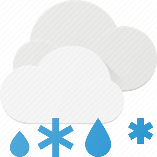 Cloud, forcast, rain, snow, weather icon - Download on Iconfinder