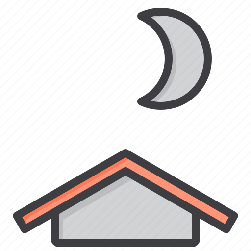 Chescent, cloud, meteorology, moon, sky, weather icon - Download on Iconfinder