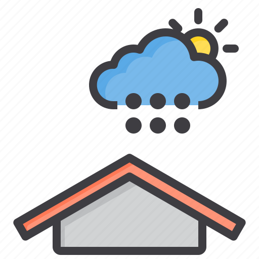 And, cloud, hail, meteorology, sky, sun, weather icon - Download on Iconfinder