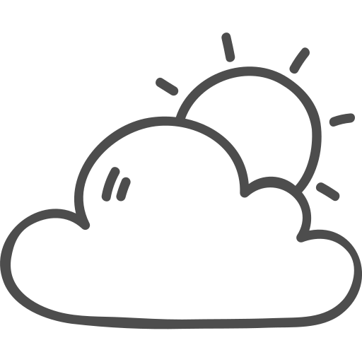 Cloud, cloudy, forecast, sun, weather icon - Free download