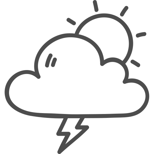 Cloud, day, forecast, rain, shine, sun, weather icon - Free download
