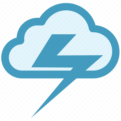 Cloud, lightning, meteo, meteorology, thunder, weather icon - Download on Iconfinder