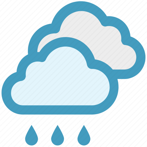 Cloud, cloudy, forecast, rain, rainy, weather icon - Download on Iconfinder