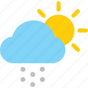 weather, cloud, color, snow, sun