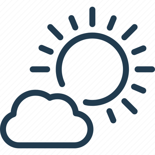 Cloud, forecast, nature, sun, weather icon - Download on Iconfinder