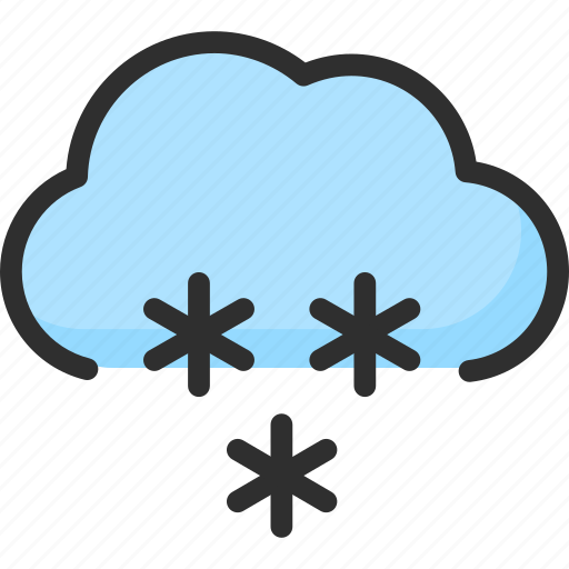 Cloud, forecast, sky, snow, snowflake, weather, winter icon - Download on Iconfinder