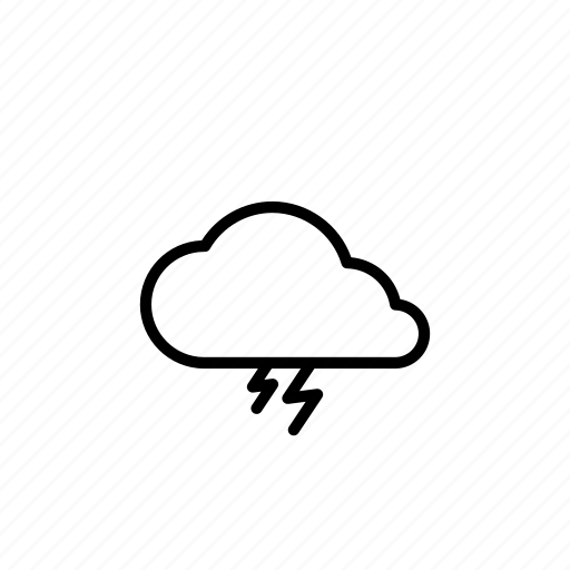 Weather, cloudy, forecast, lightning, rain, sun, thunderstorm icon - Download on Iconfinder